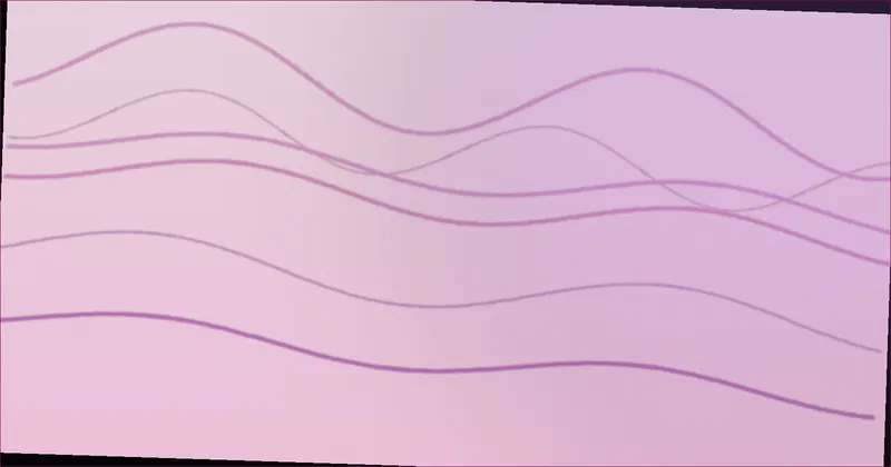 wave pattern representing a verified signal distinct from background noise